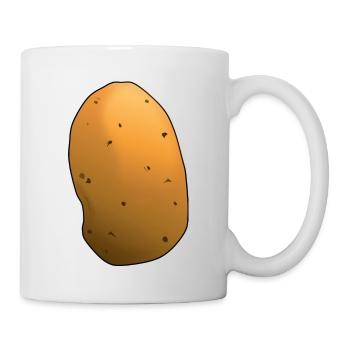 Kartoffel / Potato - Tasse - Weiß - Rechts