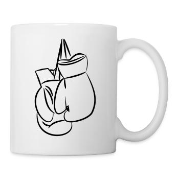 boxhandschuhe - Tasse - Weiß - Rechts