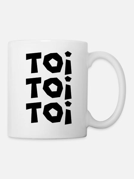 toi toi toi theater - Tasse - Weiß