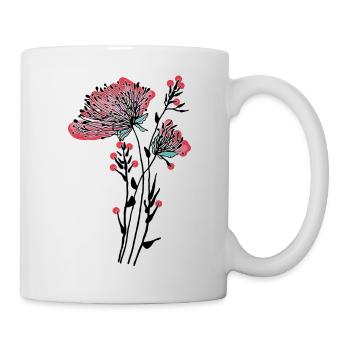 flowers - Mug - white - Right