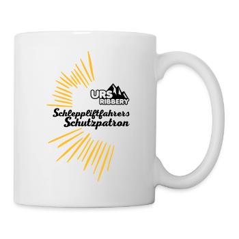 Schutzpatron Text - Tasse - Weiß - Rechts