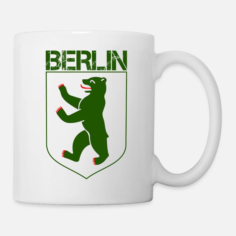 Berlin Bear coat of arms - Mug - white