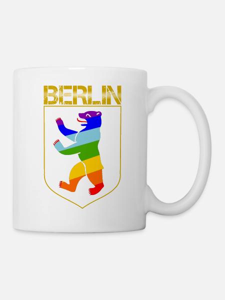 Berlin Bear coat of arms - Mug - white