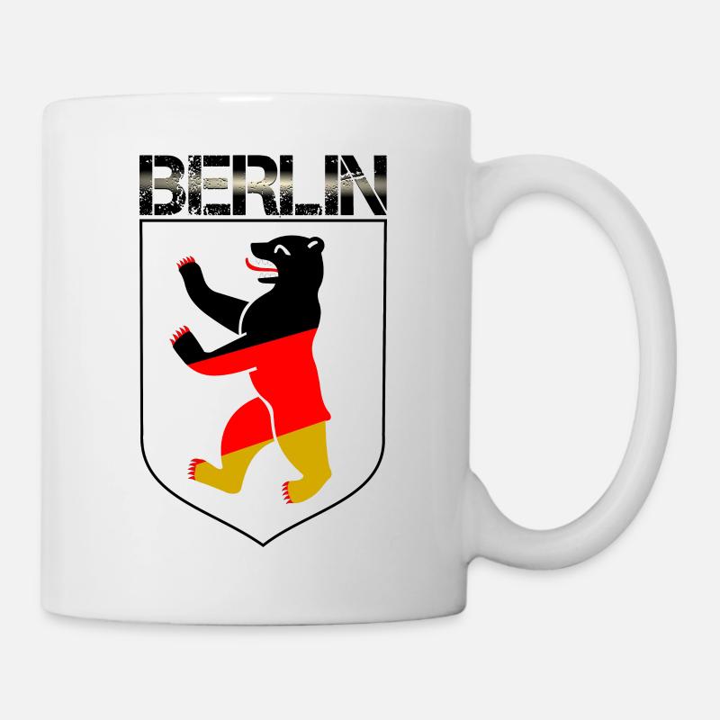 Berliner Bär Wappen - Tasse - Weiß