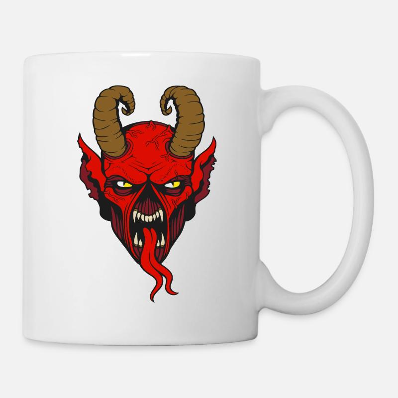 Diable - Diable - Démon - Mug blanc - blanc
