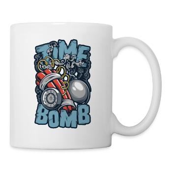 Time Bomb Comic - Tasse - Weiß - Rechts