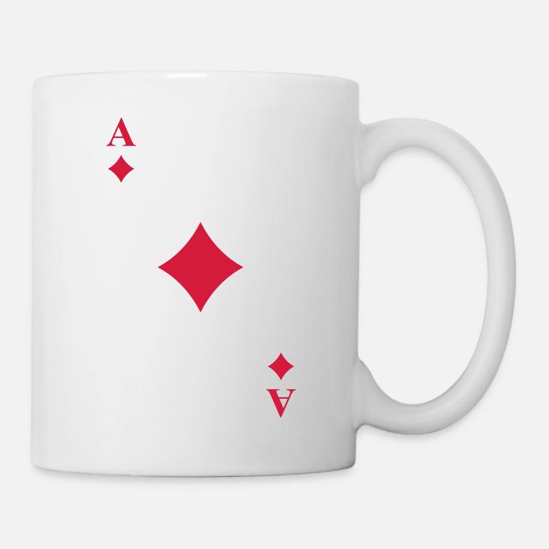 Karten - Tasse - Weiß
