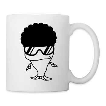 Funky Fish - Tasse - Weiß - Rechts
