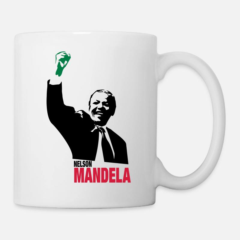 Nelson Mandela - Tasse - Weiß