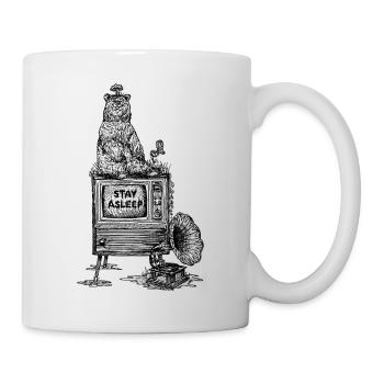 Stay Asleep - Tasse - Weiß - Rechts