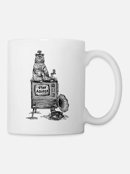 Stay Asleep - Tasse - Weiß