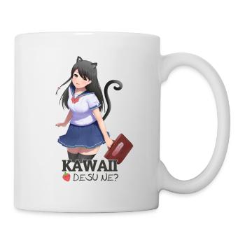 kawaii desu ne? Süß, nicht war? - Tasse - Weiß - Rechts