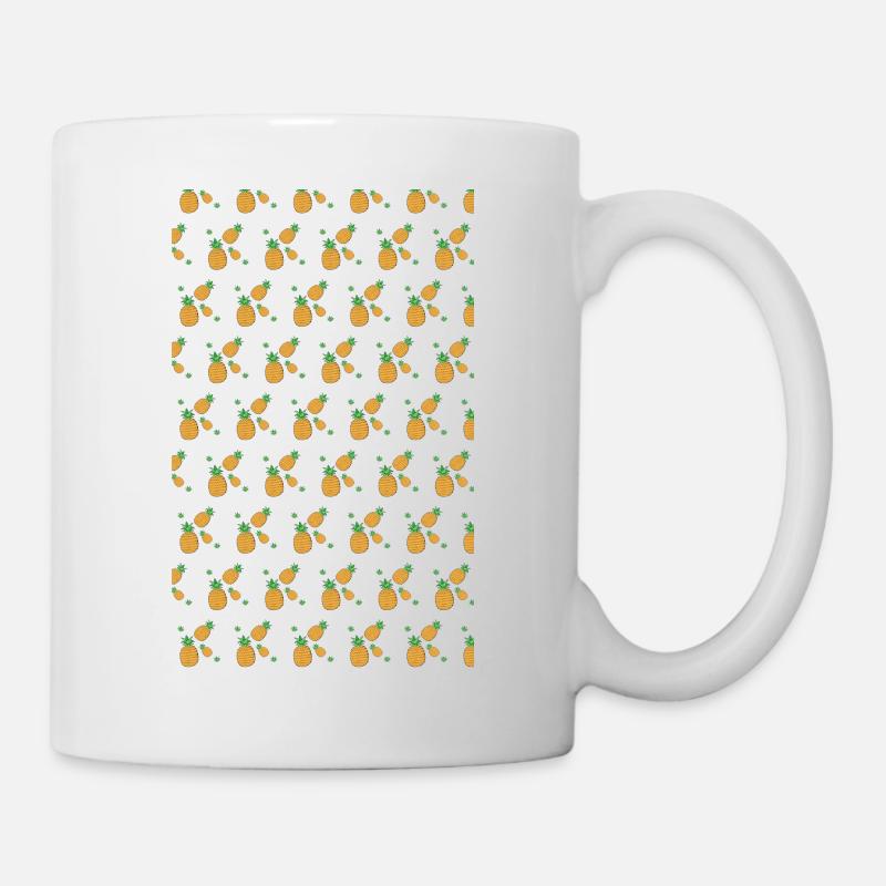 Ananas,Ananas,pineapple,Obst - Tasse - Weiß