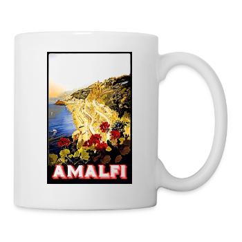 Vintage Travel Poster Italy - Mug - white - Right