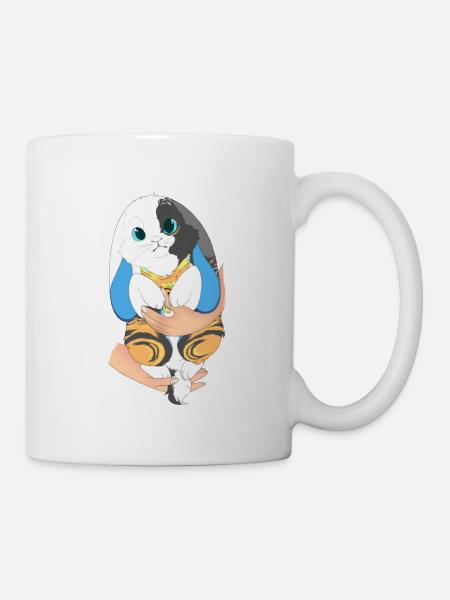 Caractère original "Poussière - Mug blanc - blanc