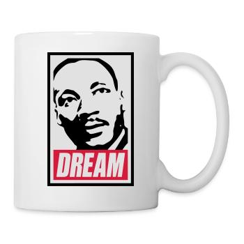 Obey x Dream MLK - Tasse - Weiß - Rechts
