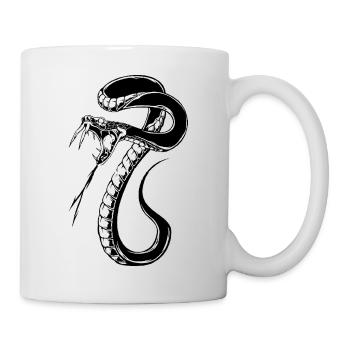 serpent - Mug blanc - blanc - Droite