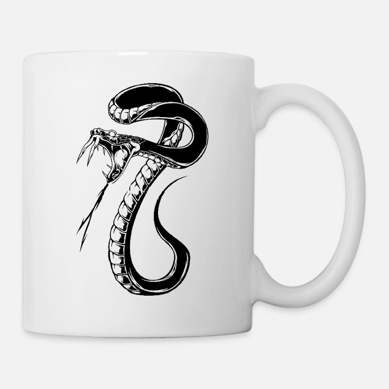 serpent - Mug blanc - blanc