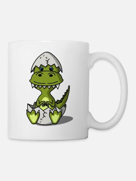 Baby T-Rex - Tasse - Weiß