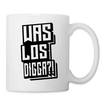 Was los Digga - Tasse - Weiß - Rechts