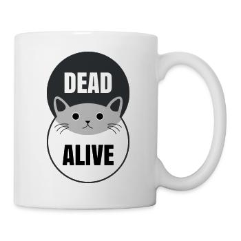 Cat schrödinger - Tasse - Weiß - Rechts