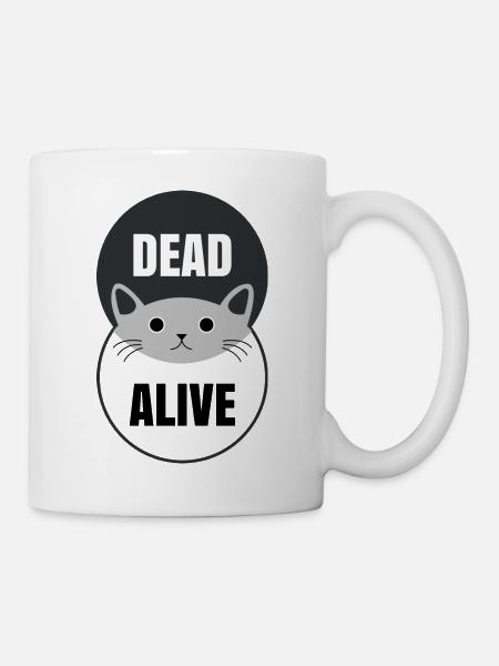 Cat schrödinger - Tasse - Weiß