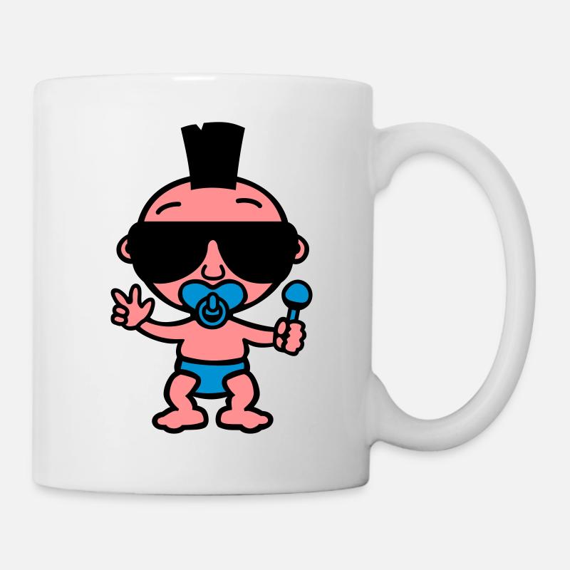 Cool Baby Punk - Tasse - Weiß