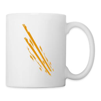 Lines for sporty clothing and outfit - Mug - white - Right