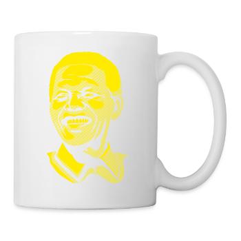 Mandela Posterised - Mug - white - Right