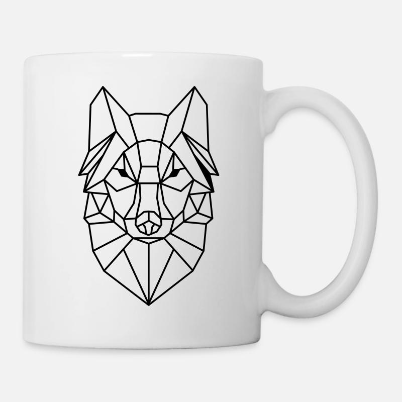 Wolf - Tasse - Weiß