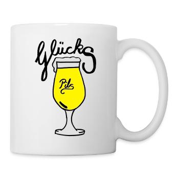 Glückspils - Tasse - Weiß - Rechts