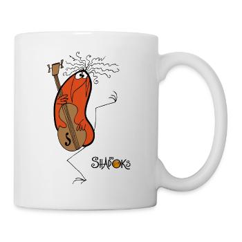 Shadok musicien 02 - Mug blanc - blanc - Droite