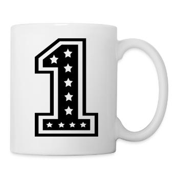 Nr. 1 - Tasse - Weiß - Rechts
