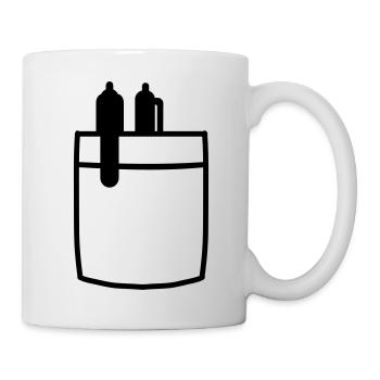 Shirt pens - Mug - white - Right