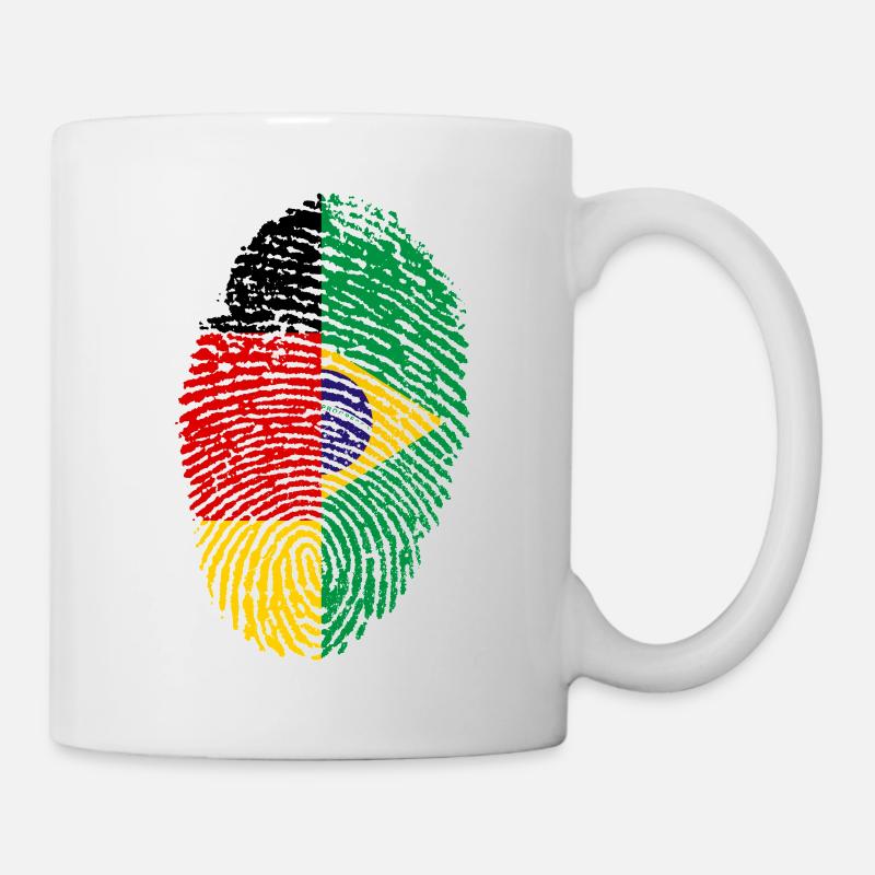 Allemagne et Brésil - Mug blanc - blanc