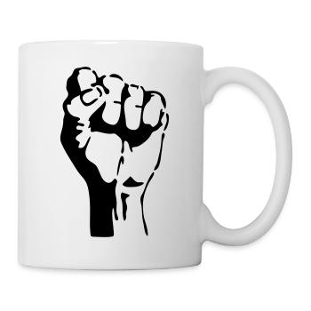 Hand - Tasse - Weiß - Rechts