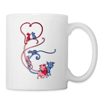 Love Animals - Mug - white - Right