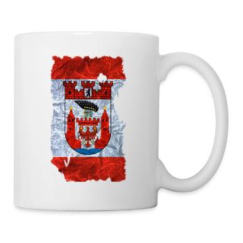 Spandau 2 Fahne / Flagge vintage used look - Tasse - Weiß - Rechts