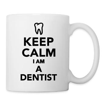 Keep calm I'm a Dentist - Mug blanc - blanc - Droite