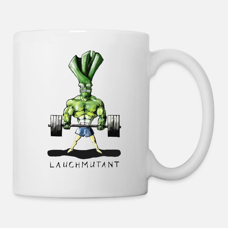 Lauch - Lauchmutant - Tasse - Weiß