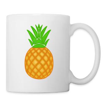 ananas - Mug blanc - blanc - Droite