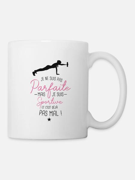 La sportive - Mug blanc - blanc