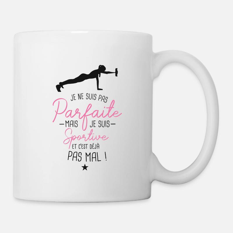 La sportive - Mug blanc - blanc