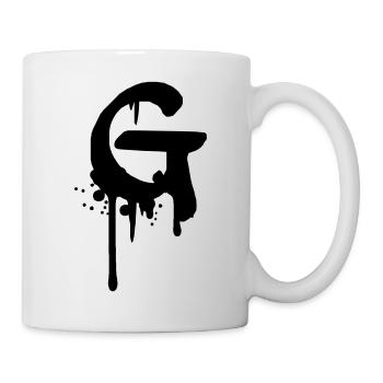 G graffiti drops Farbklex spray - Mug - white - Right