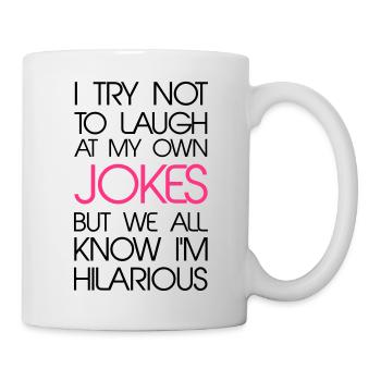 Jokes - Mug blanc - blanc - Droite