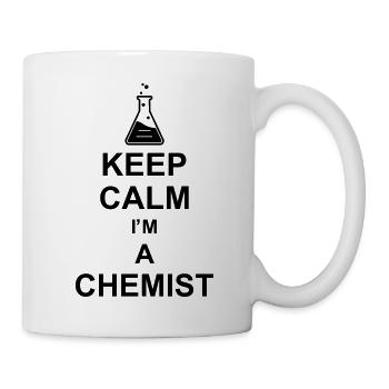 keep calm i'm a chemist kg10 - Mug blanc - blanc - Droite
