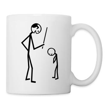 Lehrer - Tasse - Weiß - Rechts