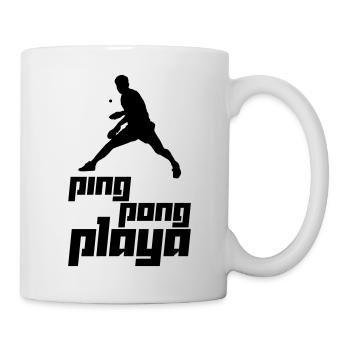 Ping Pong Playa (Vector) - Tasse - Weiß - Rechts