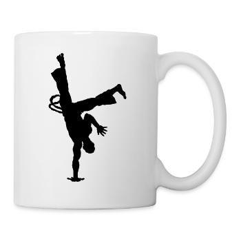 Capoeira regionale Silhouette - Tasse - Weiß - Rechts