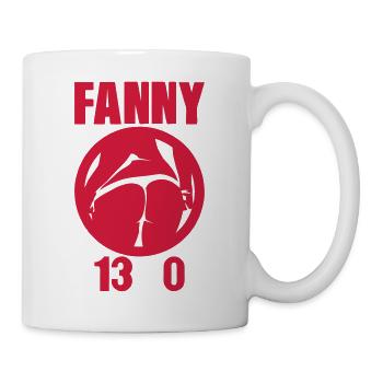 fanny 13 0 petanque fesse fille cul sexy - Mug blanc - blanc - Droite